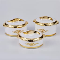 3Pcs/Set 1.5/2/2.5 Liter Food Warmer Thermal Insualtion Hot Pot Ramadan Event Lunch Box For Wedding Family Party