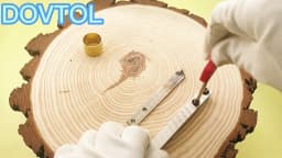 Wood Turning Carbide Tipped Parting and Grooving Tool with Copper Hoop for Woodturning Lathe Carpenter