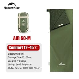 Naturehike Sleeping Bag Ultralight LW180 Waterproof Sleeping Bag Nature Hike Summer Hiking Camping Sleeping Bag