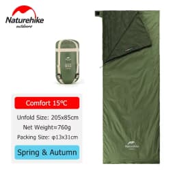 Naturehike Sleeping Bag Ultralight LW180 Waterproof Sleeping Bag Nature Hike Summer Hiking Camping Sleeping Bag