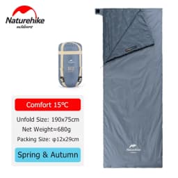 Naturehike Sleeping Bag Ultralight LW180 Waterproof Sleeping Bag Nature Hike Summer Hiking Camping Sleeping Bag