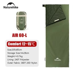 Naturehike Sleeping Bag Ultralight LW180 Waterproof Sleeping Bag Nature Hike Summer Hiking Camping Sleeping Bag