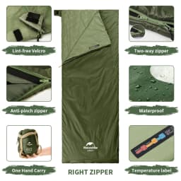 Naturehike Sleeping Bag Ultralight LW180 Waterproof Sleeping Bag Nature Hike Summer Hiking Camping Sleeping Bag
