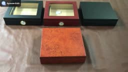 GALINER Classic Cigar Humidor Box Cedar Wood Case W/ Magnets Hygrometer Humidifier For Cigars Travel Humidor