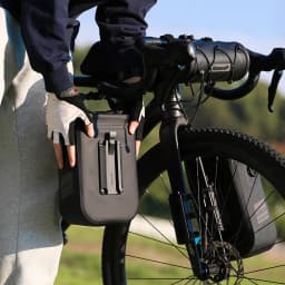 Rhinowalk Bike Quick Release Fork Bag 2 Piece Waterproof 4L 6L Cycling Bicycle Front Pack Mount Electric Scooter Vehicle Bag