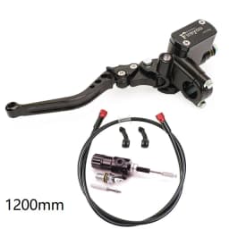 Motorcycle Master Cylinder Lever Hydraulic Clutch Oil Hose Line Pipe Rear Foot Brake Pull Rod Atv Dirt Pit Bike Braided Tubing