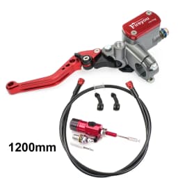 Motorcycle Master Cylinder Lever Hydraulic Clutch Oil Hose Line Pipe Rear Foot Brake Pull Rod Atv Dirt Pit Bike Braided Tubing