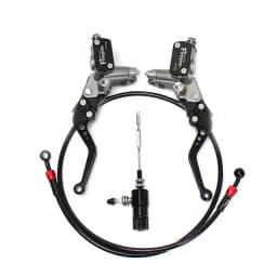 Motorcycle Master Cylinder Lever Hydraulic Clutch Oil Hose Line Pipe Rear Foot Brake Pull Rod Atv Dirt Pit Bike Braided Tubing