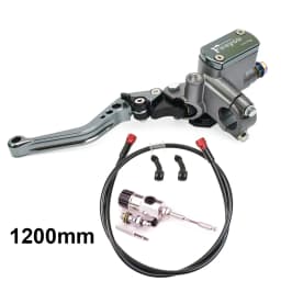 Motorcycle Master Cylinder Lever Hydraulic Clutch Oil Hose Line Pipe Rear Foot Brake Pull Rod Atv Dirt Pit Bike Braided Tubing