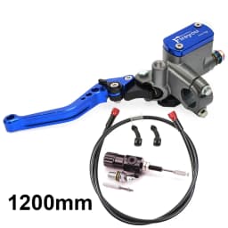 Motorcycle Master Cylinder Lever Hydraulic Clutch Oil Hose Line Pipe Rear Foot Brake Pull Rod Atv Dirt Pit Bike Braided Tubing