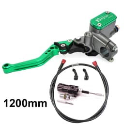 Motorcycle Master Cylinder Lever Hydraulic Clutch Oil Hose Line Pipe Rear Foot Brake Pull Rod Atv Dirt Pit Bike Braided Tubing