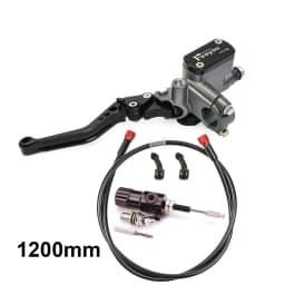 Motorcycle Master Cylinder Lever Hydraulic Clutch Oil Hose Line Pipe Rear Foot Brake Pull Rod Atv Dirt Pit Bike Braided Tubing