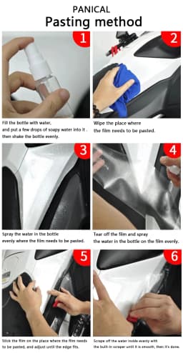 Panical Front Rear Turn Signal Protection Paint Film Signal Light Sticker Decals For Honda Gold Wing GL1800 F6B 2018-2026