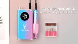 40000/35000RPM Portable Electric Nail Drill Machine With LCD Display Nails Sander For Acrylic Gel Polish Rechargeable Nail Tool