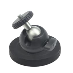 Magnet Car Suction Cup Base Dia 66mm/43mm with 1/4" Screw Mount 360 Swivel Ball Head Smartphone Clipper for Gopro Action Camera