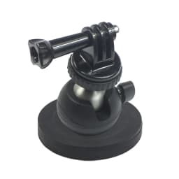 Magnet Car Suction Cup Base Dia 66mm/43mm with 1/4" Screw Mount 360 Swivel Ball Head Smartphone Clipper for Gopro Action Camera