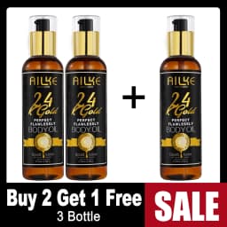 AILKE 24K Whitening Skin Set, Lightening, Remove Black Spots, Melanin, Stains, Even Skin Tone, Moisturizing, for All Skin Types