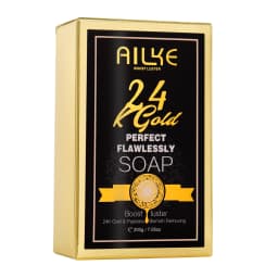 AILKE 24K Whitening Skin Set, Lightening, Remove Black Spots, Melanin, Stains, Even Skin Tone, Moisturizing, for All Skin Types