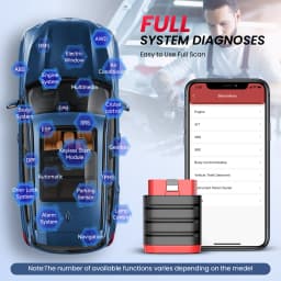 THINKCAR THINKDIAG Mini OBD2 Scanner Lifetime Free Update for All Cars Full System Diagnostic Scan Tool for iOS and Android
