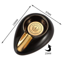 GALINER Ceramics Ashtray Home Portable Cigar Ashtrays Smoking Cigarette Ash Tray Cigar Accessories