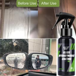 Anti-Rain for Cars Glass Water Repellent Spray Long Lasting Ceramic Windshield Nano Hydrophobic Protection Coating HGKJ S2
