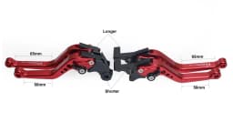 Fireyouracing Drum Brake Cable Clutch Line Master Cylinder Brake Lever Set Universal Red Green Blue for Yamaha Suzuki 22mm