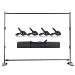 Background Stand 2.4X3.0M Double-Crossbar for Backdrop Frame Support SystemPhotography Photo Studio Video Muslin Green Screen