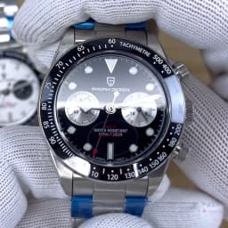 PAGANI DESIGN Men's Watch Panda Chronograph Luxury Quartz Wrist Watches Japanese Movement Sapphire Mirror 10Bar Waterproof Clock