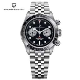 PAGANI DESIGN Men's Watch Panda Chronograph Luxury Quartz Wrist Watches Japanese Movement Sapphire Mirror 10Bar Waterproof Clock
