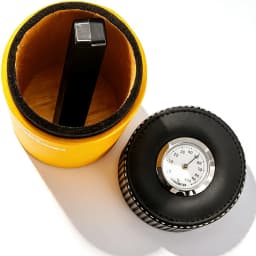 Leather Cigar Tube Jar Portable Cedar Wood Humidor Box Cigar Case W/ Humidifer Hygrometer Fit 5 Cigars Humidor