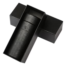 Leather Cigar Tube Jar Portable Cedar Wood Humidor Box Cigar Case W/ Humidifer Hygrometer Fit 5 Cigars Humidor