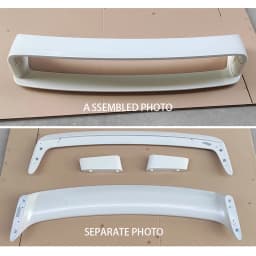 For BMW 3 Series E36 1990-2000 SpoilerABS Plastic Materail Unpainted or Glassy Black Spoiler For BMW E36 M3 Rear Wing