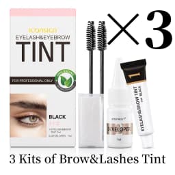 ICONSIGN Eyelash Eyebrow Dye Tint Kit Brow Enhancer Mascara Lift Tinting Tattoo Eyes Makeup Tools
