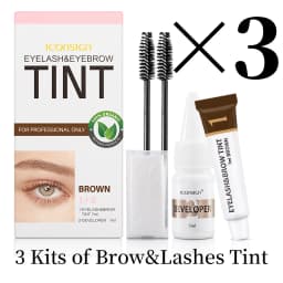 ICONSIGN Eyelash Eyebrow Dye Tint Kit Brow Enhancer Mascara Lift Tinting Tattoo Eyes Makeup Tools