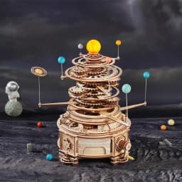 ROKR Curious Discovery Series 3D Wooden Puzzle Games Assembly Telescope Orrery Model Buliding Kits Toys Gift ST