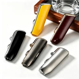 Luxury Lighter Butane Cigar Lighter Windproof Metal 3 Jet Lighters Smoking Igniter Cigar Punch Cutter