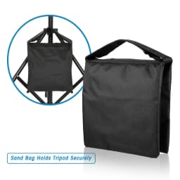 Heavy Duty Sand Bag Photography Black Sandbags Use For Background Backdrop Stand Photo Studio Boom Arm Cantilever Light Tripod