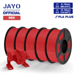 JAYO ABS/PLA META/PETG/SILK/TPU/Wood/ Rainbow/Marble 3D Printer Filament 1.75mm 5 Roll 3D Printing Materials for 3D Printer