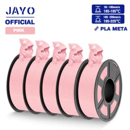 JAYO ABS/PLA META/PETG/SILK/TPU/Wood/ Rainbow/Marble 3D Printer Filament 1.75mm 5 Roll 3D Printing Materials for 3D Printer