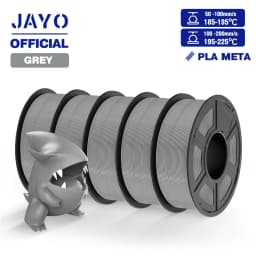 JAYO ABS/PLA META/PETG/SILK/TPU/Wood/ Rainbow/Marble 3D Printer Filament 1.75mm 5 Roll 3D Printing Materials for 3D Printer