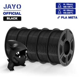 JAYO ABS/PLA META/PETG/SILK/TPU/Wood/ Rainbow/Marble 3D Printer Filament 1.75mm 5 Roll 3D Printing Materials for 3D Printer