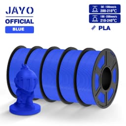 JAYO ABS/PLA META/PETG/SILK/TPU/Wood/ Rainbow/Marble 3D Printer Filament 1.75mm 5 Roll 3D Printing Materials for 3D Printer