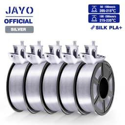 JAYO ABS/PLA META/PETG/SILK/TPU/Wood/ Rainbow/Marble 3D Printer Filament 1.75mm 5 Roll 3D Printing Materials for 3D Printer