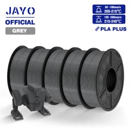 JAYO ABS/PLA META/PETG/SILK/TPU/Wood/ Rainbow/Marble 3D Printer Filament 1.75mm 5 Roll 3D Printing Materials for 3D Printer