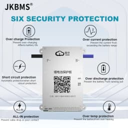 JKBMS SMART BMS 0.6A Active Balance 60A BMS 8S 9S 10S 11S 12S 13S 14S 15S 16S 17S Li-Ion LTO 18650 Battery Lifepo4 Battery