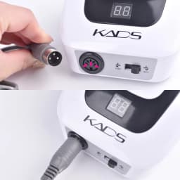 KADS Milling Machine Electric Nail Drill 35000 RPM Apparatus for Manicure Nail Polisher File Manicure Pedicure with Cutter Kit