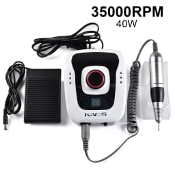 KADS Milling Machine Electric Nail Drill 35000 RPM Apparatus for Manicure Nail Polisher File Manicure Pedicure with Cutter Kit