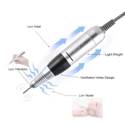 KADS Milling Machine Electric Nail Drill 35000 RPM Apparatus for Manicure Nail Polisher File Manicure Pedicure with Cutter Kit
