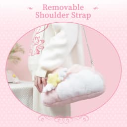 GeekShare Carrying Case Pink Star Kawaii Plush Strorage Bag For Nintendo Switch OLED NS Game Console Accessories