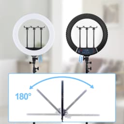 FOSOTO FT-18N Photography Lighting Dimmable Ring Lamp Camera Ring Lamp Led Ringlight With Tripod Stand For Phone Live Streaming